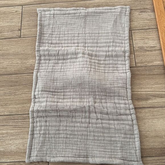 Quince Organic Cotton Channel Stitch Sham Set King Taupe NWOT - Picture 8 of 8